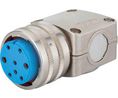 4 Way Cable Mount MIL Spec Circular Connector Plug, Socket Contacts, MIL-DTL-5015